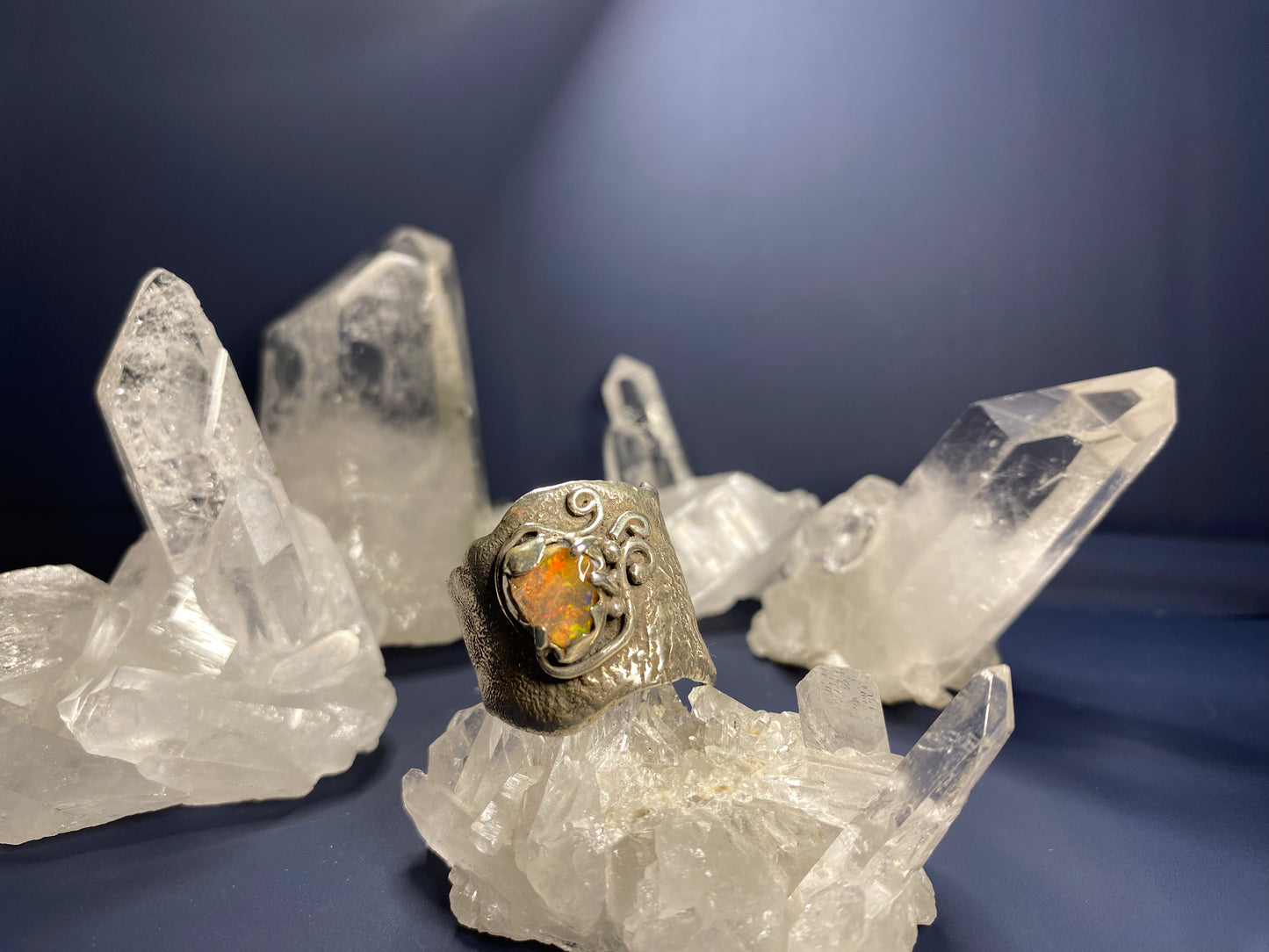 Fire Opal Ring
