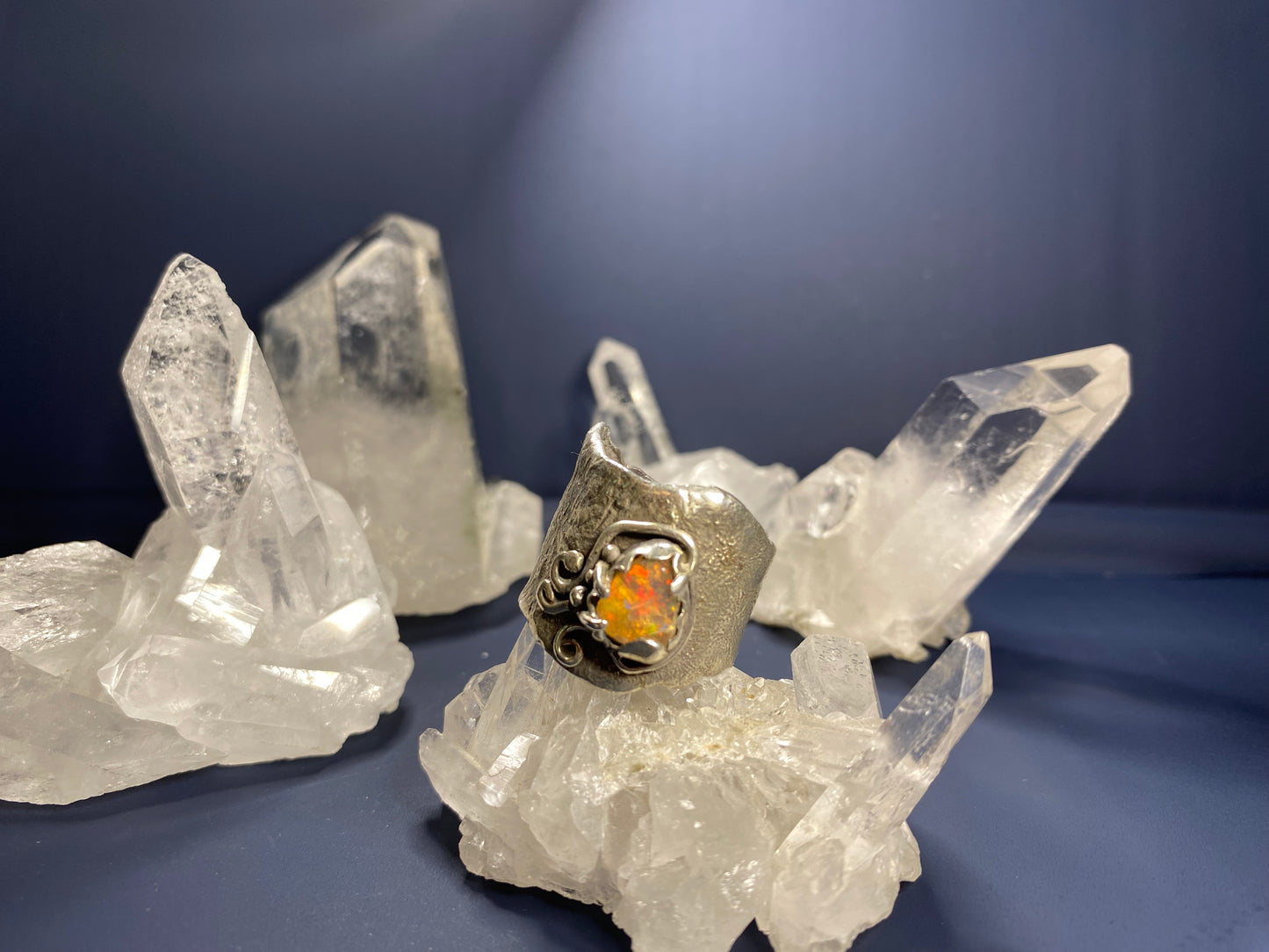 Fire Opal Ring