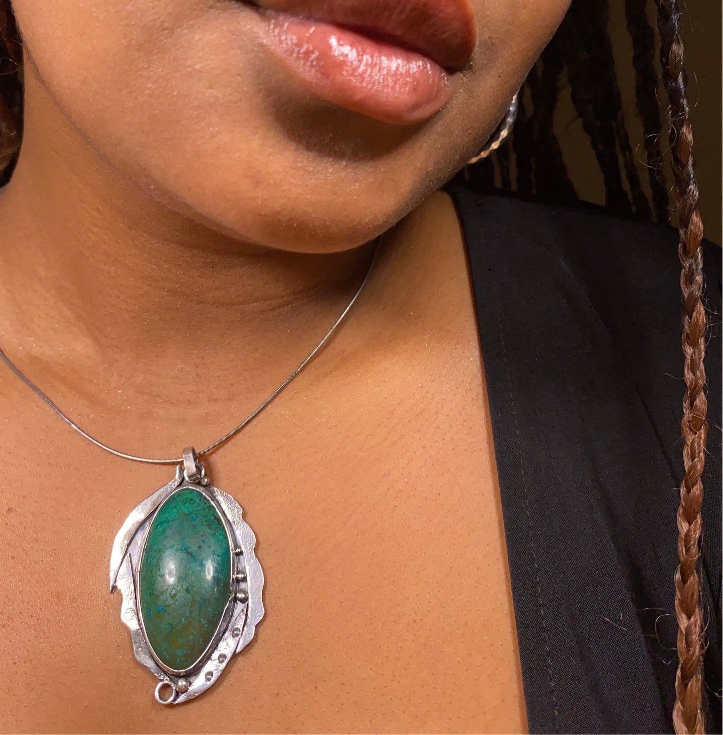 Peruvian Turquoise Pendant