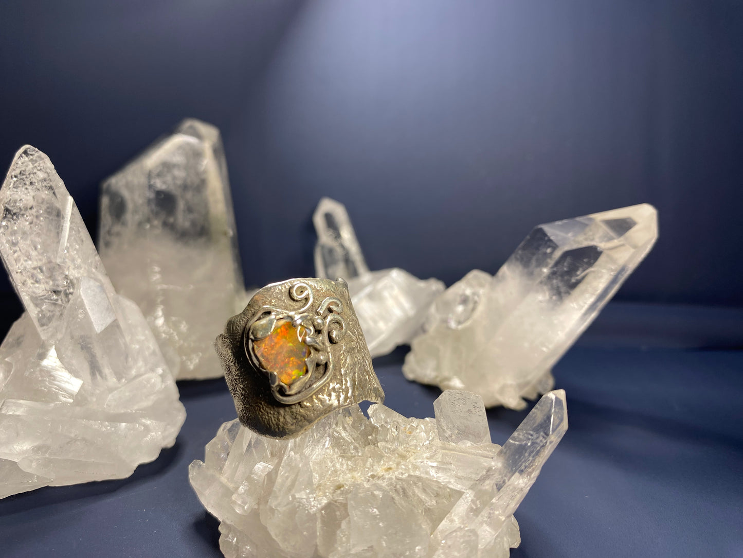 Fire Opal Ring