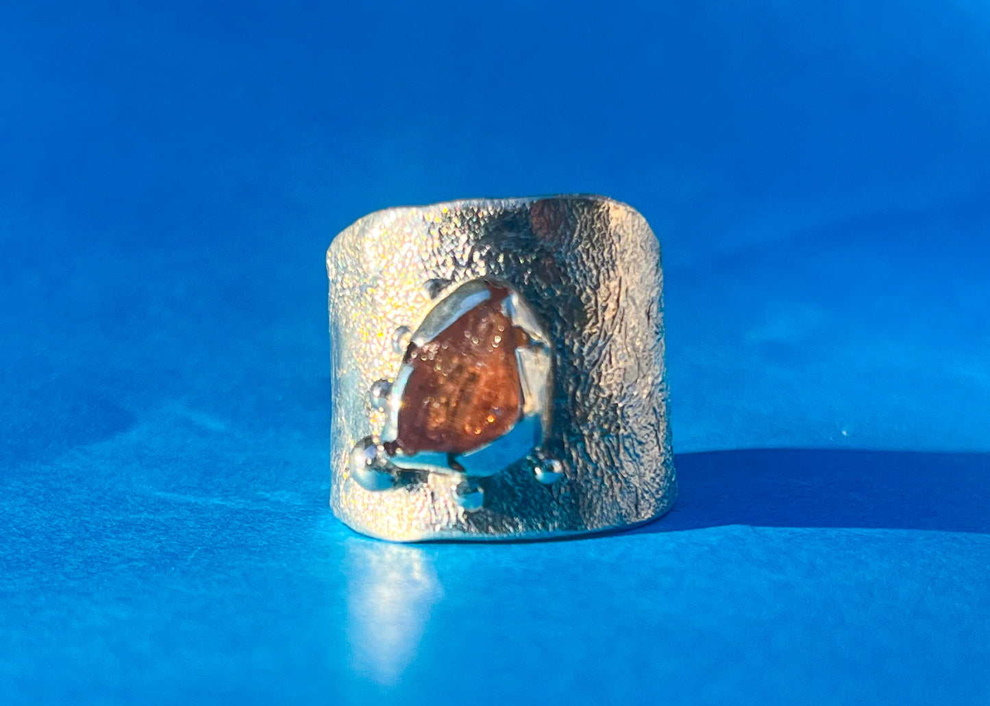 Sterling Silver wit                  Natutal Imperial Topaz