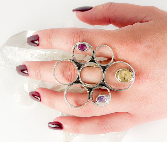 Pop collection ring