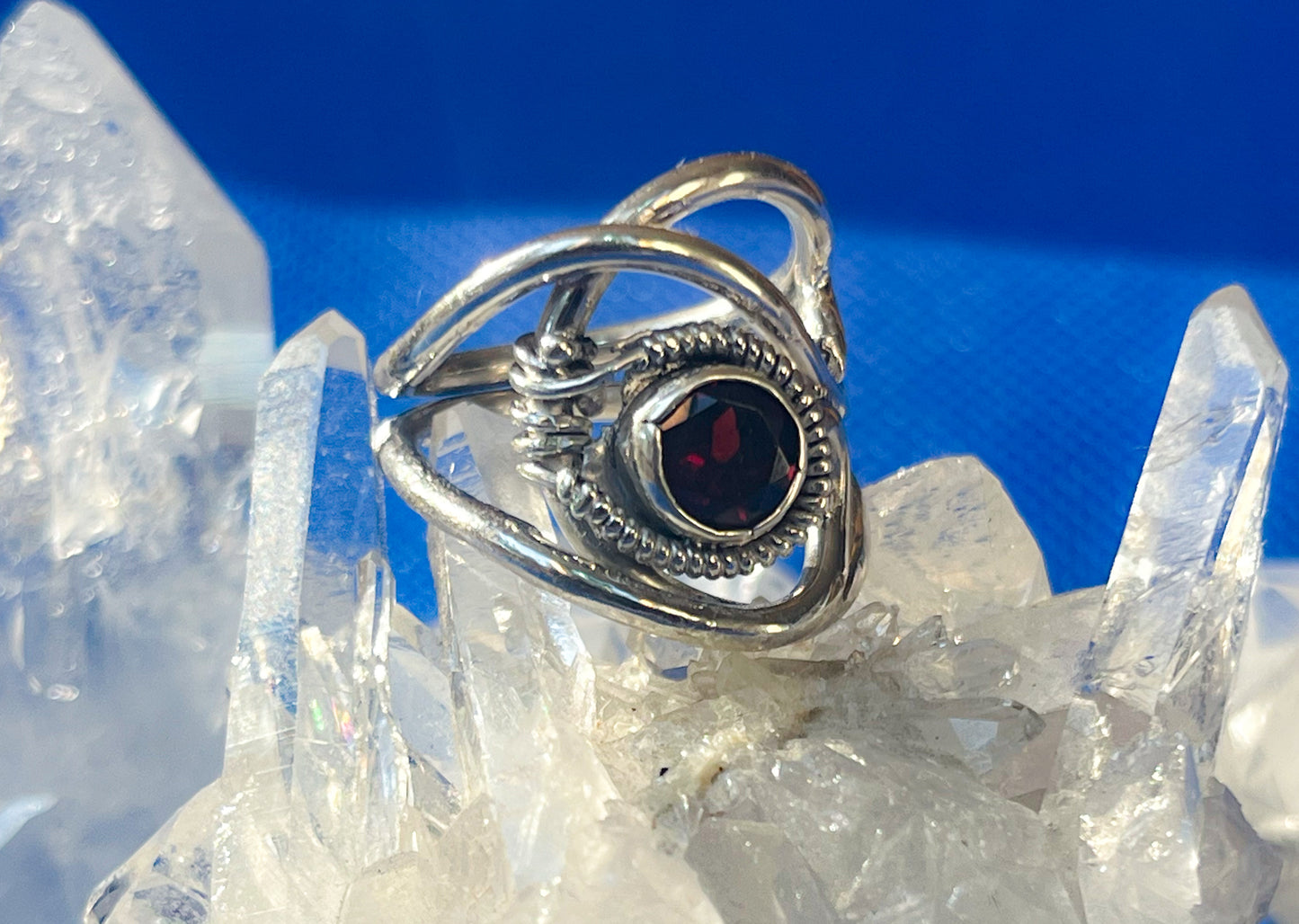 Red Garnet ring