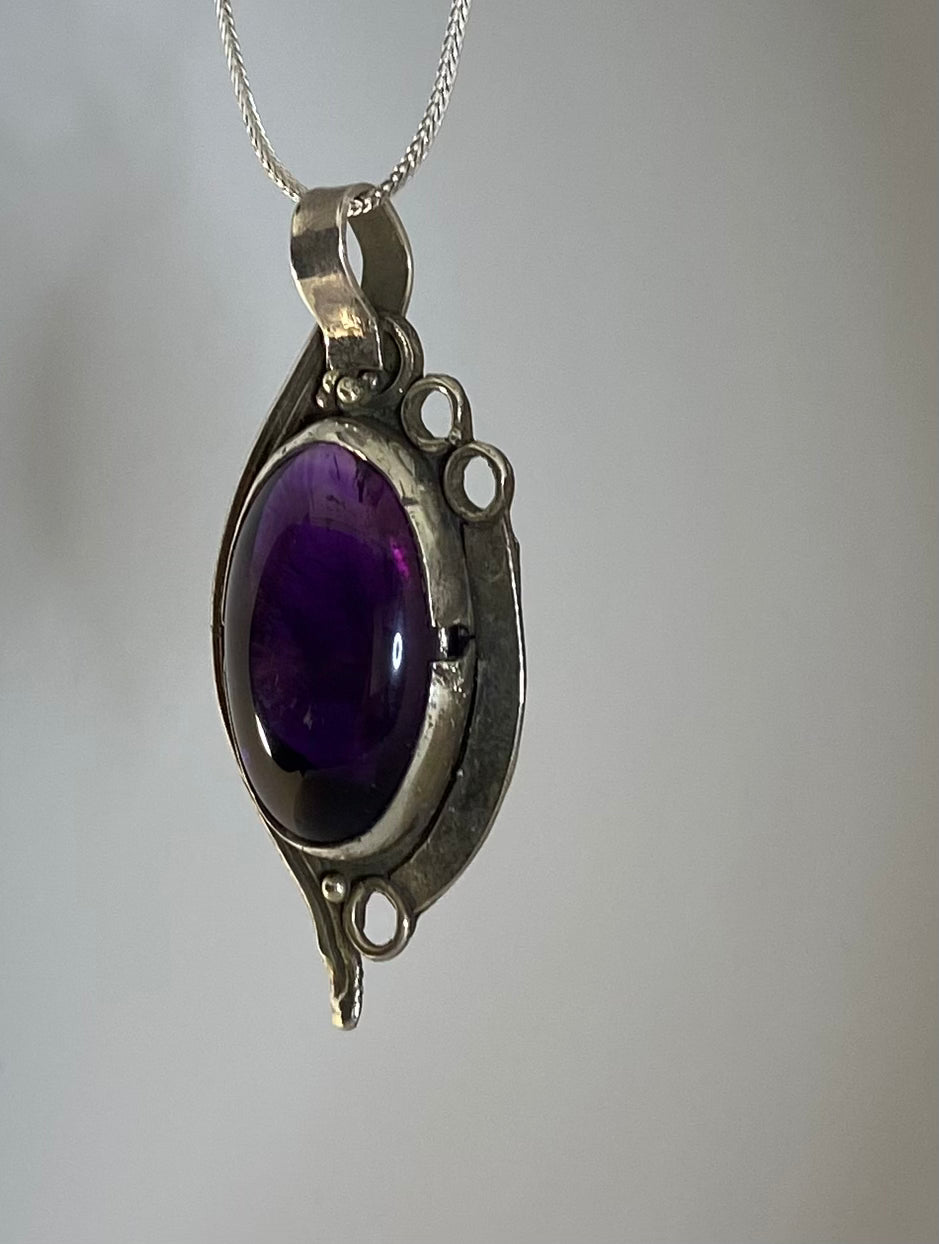 Purple Amethyst Pendant